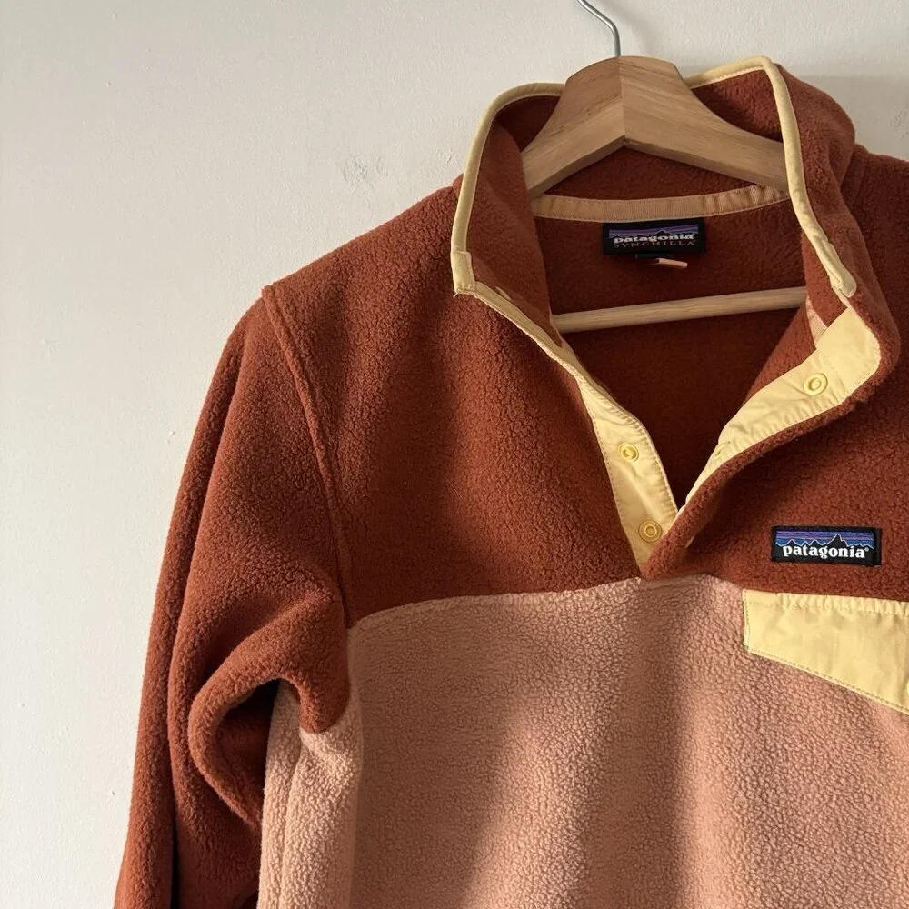 Patagonia Lightweight Synchilla Snap T Fleece Pullover  Women’s XS Outdoor‎ Hike